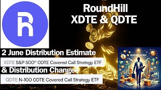 RoundHill XDTE amp QDTE 2 June Distribution Estimate amp Distribution Changes [upl. by Blinni]