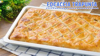 Focaccia Trapunta  Ricetta Focaccia Soffice Ripiena con Prosciutto e Formaggio  55winston55 [upl. by Asoj]