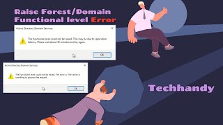 Active Directory Functional Level Raise  Errors [upl. by Anhoj]