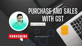 PURCHASE AND SALES ENTEY WITH GST BY SK SIR IN ODIA [upl. by Gino]