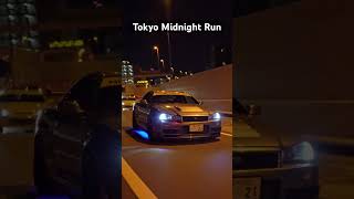 Nissan GTR34 Midnight Drive in Tokyo [upl. by Holder]