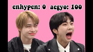 ENHYPEN vs AEGYO compilation [upl. by Franck]