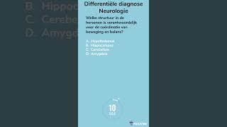 Differentiële diagnose Neurologie 1 geneeskunde hersenen dokter verpleegkunde examen vraag [upl. by Stefano]