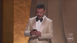 Kimmel fires back at Trump criticism from Oscars stage [upl. by Almire]