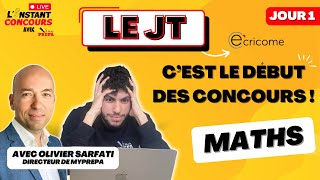 JT ECRICOME 2024  Début des concours On analyse les épreuves de Maths [upl. by Sparks]