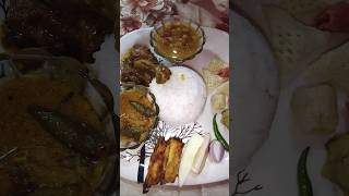 Non Veg Thali Challenge Can You Handle This Feast shorts [upl. by Esened245]