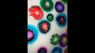 Layered Amoeba Resin Art [upl. by Dupre]