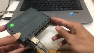 Nokia SFP to RJ45 1G 100m Test di Mikrotik RB760iGS [upl. by Komara]