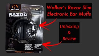 Best Hearing Protection Walker’s Razor Slim Ear Muffs  Unboxing amp Overview [upl. by Justinn]