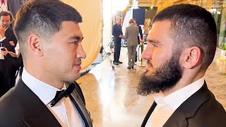 Dmitry Bivol PULLS UP on Artur Beterbiev  INTENSE FACE ENSUES as Beterbiev DISSES Bivol [upl. by Waltner98]