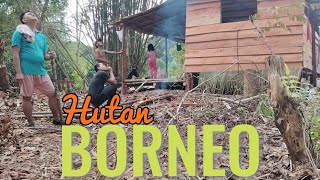 CAMPING Dan berburu ikan Di hutan sempadan SarawakKalimantan [upl. by Riti58]