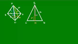 Tetraedro regular  Áreas [upl. by Htrahddis637]