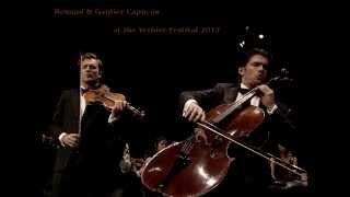 Capuçon brothers  Brahms Double Concerto  Verbier 2012  I Allegro extract Audio [upl. by Ayian614]