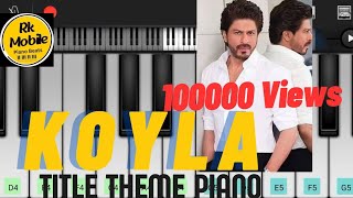 KOYLA MOVIE THEME PIANO MUSIC  KOYLA  RrK Piano Beats [upl. by Iormina]