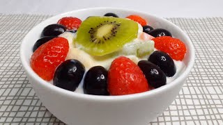 SALADA DE FRUTA COM IOGURTE E LEITE CONDENSADO [upl. by Eveleen59]