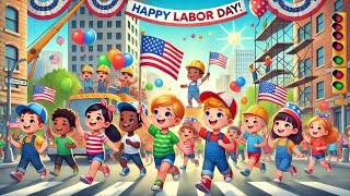 Labor Day Parade Fun Nursery Rhymes for Kidsquot [upl. by Jandel674]