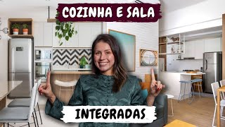 8 DICAS PARA SALA INTEGRADA COM A COZINHA [upl. by Rosel]