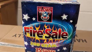 Fire Sale 25 Shot Firework 🤡 [upl. by Ladin]