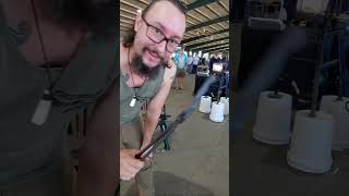 Forging live at Texas Custom Knife Show [upl. by Juna]