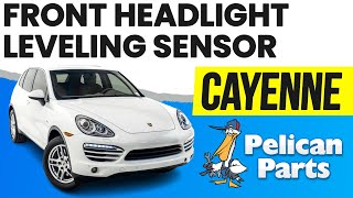 Porsche Cayenne 958 Front Headlight Leveling Sensor Replacement 20112018 [upl. by Hetti388]