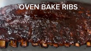 HOW TO MAKE BABY BACK OVEN BAKE RIBS [upl. by Gerrald7]