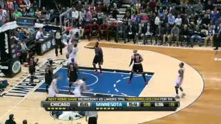 Chicago Bulls vs Minnesota Timberwolves  March 24 2013 [upl. by Candra]