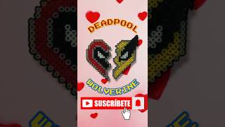 Deadpool y Wolverine Logo Hama Beads 💔 diy hamabeads pixelart deadpool3 bestfriends marvel [upl. by Aneba]