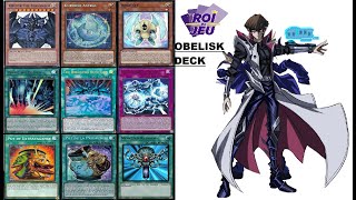 OBELISK DECK PROFILE 2023  COMBO PRINCIPAL  EXEMPLES MAINS YUGIOH [upl. by Dnaltroc]