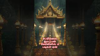 சபரிமலை ஐயப்பன் கோவிலில் 18 படிகள் ஏன் ayyappa ayyappan 18padi sabarimala swamisaranam facts [upl. by Mikes]