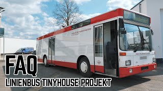 🚍 Linienbus Tinyhouse FAQ Was kostet der Bus Darf ich ihn fahren Was ist mit dem Krankenwagen [upl. by Yeslek]