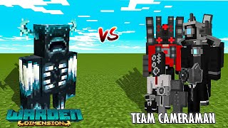 Warden vs Titan Duo amp All Cameraman amp Speakerman  Minecraft vs Skibidi Toilet [upl. by Idnarb]