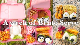 A week of Bento Lunch Box for Mia Baonserye🍒🍱 Bento Tools Haul🛍  Michelle Monterubio [upl. by Aserat754]