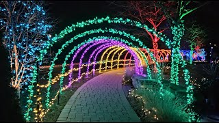 Even More Lights at Nicholas Gardens All Aglow Rockford [upl. by Hadeehsar]