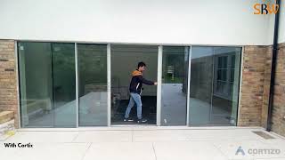 COR VISION  ALUMINIUM  SLIDING DOORS  SLIM PROFILE  CORTIZO [upl. by Bryce]