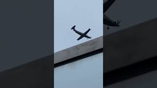 A plane passing Tesco riverside heading for Dundee 10112024 [upl. by Palocz]