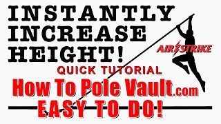 Pole Vault Instantly Add 24 Inches To Your Vertical For Higher Pole Vault [upl. by Anirpas]