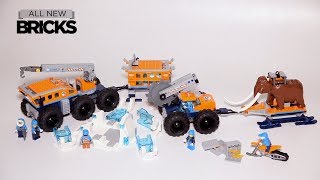 Lego City 60195 Arctic Mobile Exploration Base Lego Speed Build [upl. by Saks]