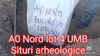 Autostrada A0 nord lot 4 UMB Situri arheologice [upl. by Nawd]