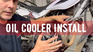 bradley Performance TW200 Oil Cooler Install [upl. by Mcmath]