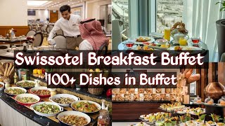 Breakfast Buffet  Swissotel Al Maqam Breakfast  Clocktower Hotel Makkah swissotel breakfast [upl. by Lraep572]