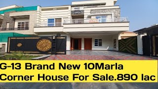 Brand New Corner House For Sale G13 Islamabad Ep26 ImranRealtor [upl. by Nylssej880]