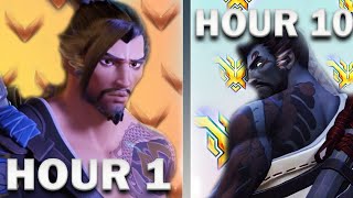 I Spent 10 HOURS Learning Hanzo to Prove That He Is Pure Luck [upl. by Arezzini]