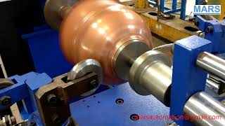 CNC Metal Spinning Machine  Steel Copper and Aluminium [upl. by Ravilob]