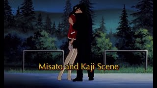 Neon Genesis Evangelion Episode 15  Misato and Kaji Scene  NJ  Getme Qal [upl. by Adnaloj860]