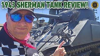 1943 Sherman Tank Review Columbus OH Airshow [upl. by Okime]