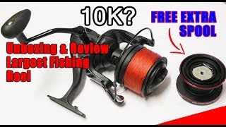 Review Unboxing 10000 Fishing Reel Long Casting FDDL Sougayilang [upl. by Shushan116]