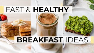 HEALTHY BREAKFAST IDEAS FOR BUSY MORNINGS  3 quick and easy recipes [upl. by Ellinad]