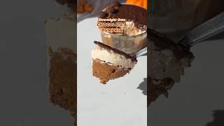 Chocolate and pumpkin 😋😋bakedoats recipe overnightoats healthyfoodinspo dessertbreakfastrecipe [upl. by Inanaup]