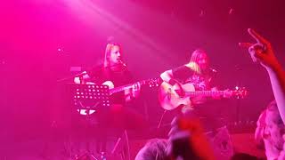 EnsiferumIn my sword i trustacoustic tour20181205Budapest [upl. by Yrrol220]