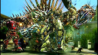 Transformers Age of Extinction  Dinobots Charge Scene 1080pHD VO [upl. by Murrell]